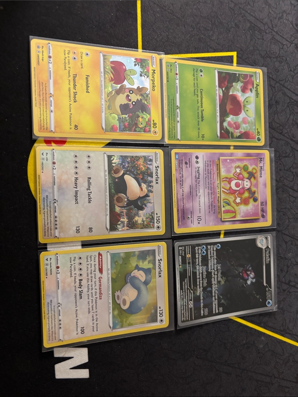 Pokémon Trading Card Lot - Assorted Cards with Snorlax